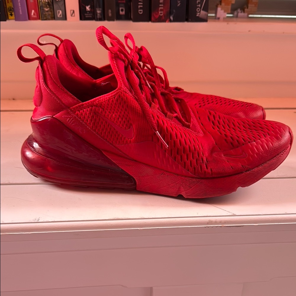 Nike Air Max 270 All-Red Sneakers